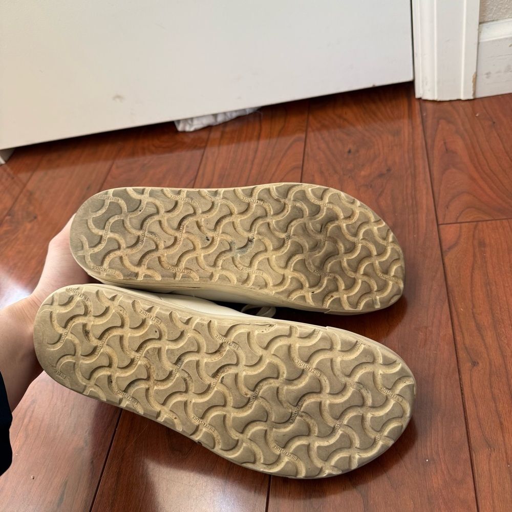 Birkenstock Bend Low Suede Leather Antique White Size 40 (Women’s 9, Men’s 7) - Picture 6 of 8